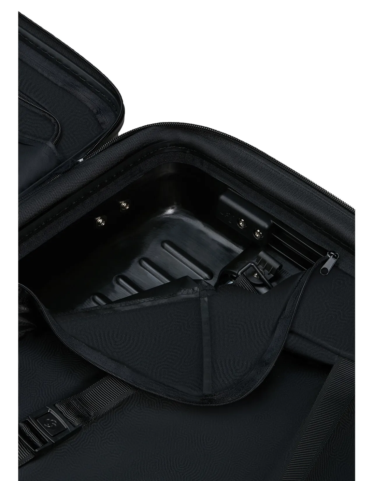 Restackd 81cm Expandable Extra Large Suitcase Black