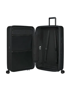 Restackd 81cm Expandable Extra Large Suitcase Black