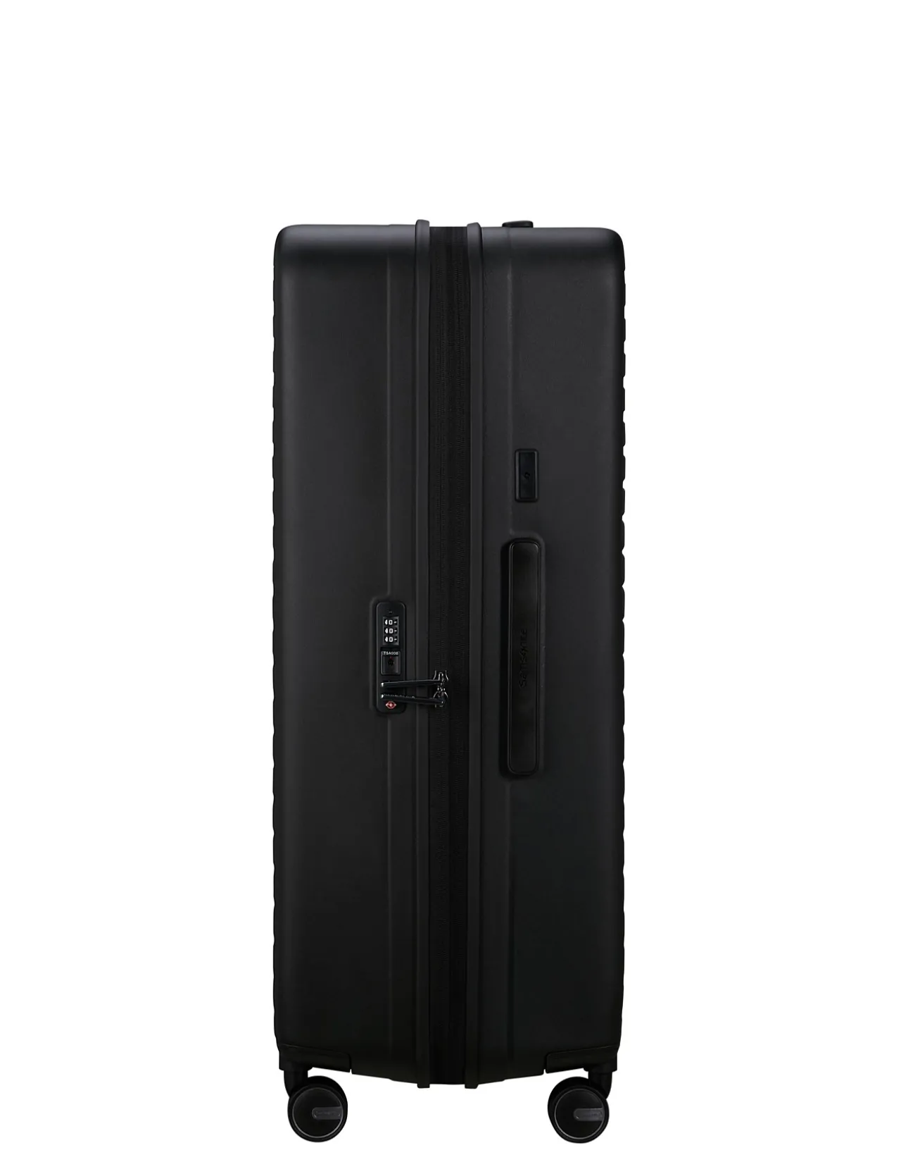 Restackd 81cm Expandable Extra Large Suitcase Black