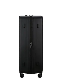 Restackd 81cm Expandable Extra Large Suitcase Black