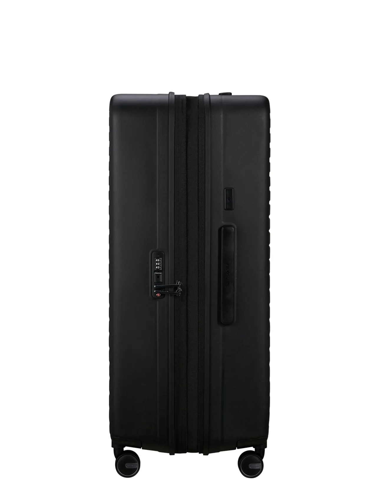 Restackd 81cm Expandable Extra Large Suitcase Black