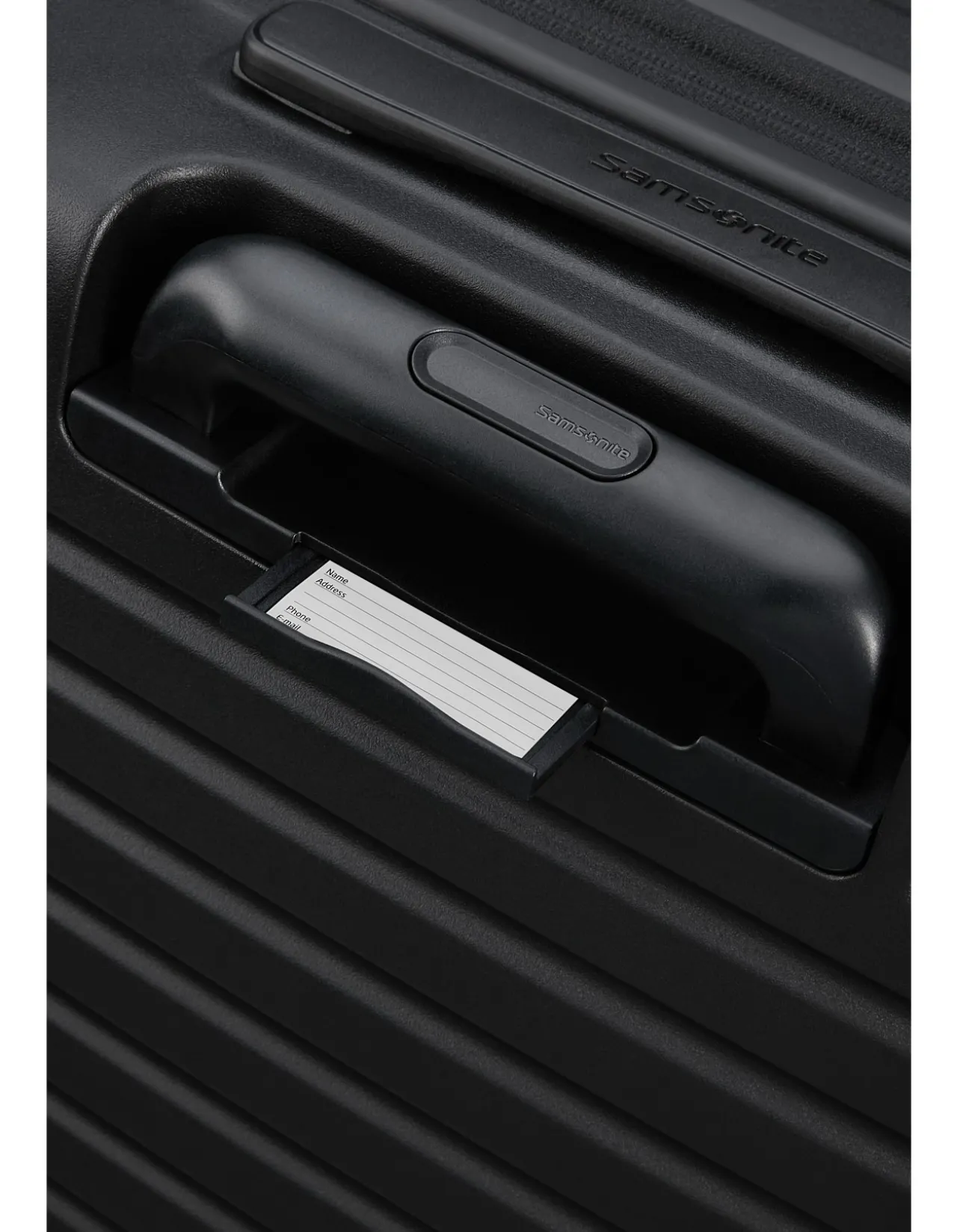 Restackd 81cm Expandable Extra Large Suitcase Black