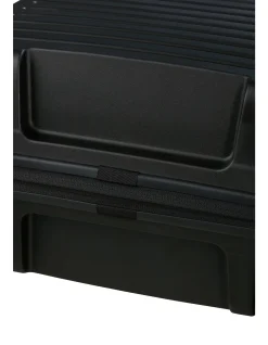 Restackd 81cm Expandable Extra Large Suitcase Black