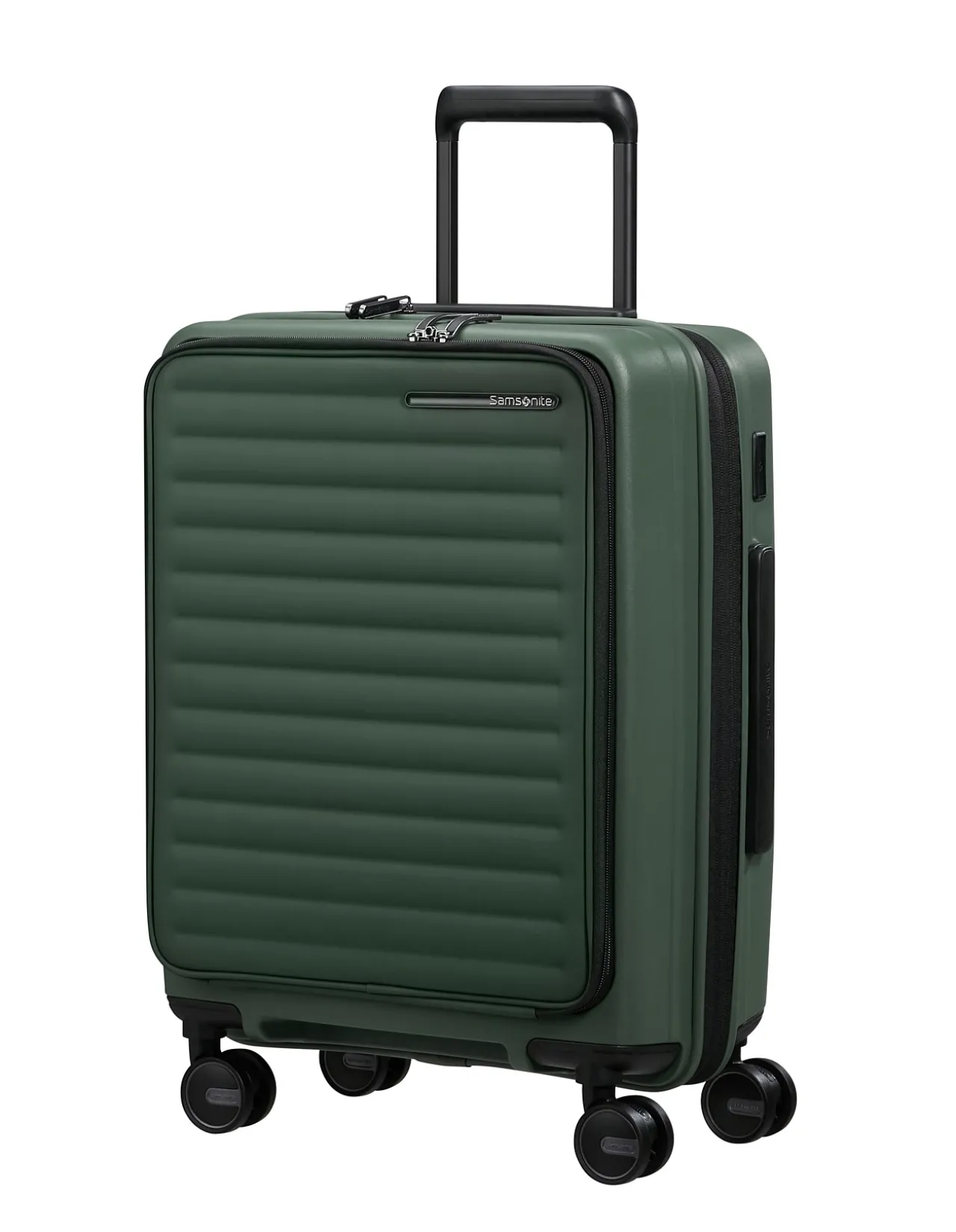 Restackd Easy Access Expandable Suitcase 55cm Sage