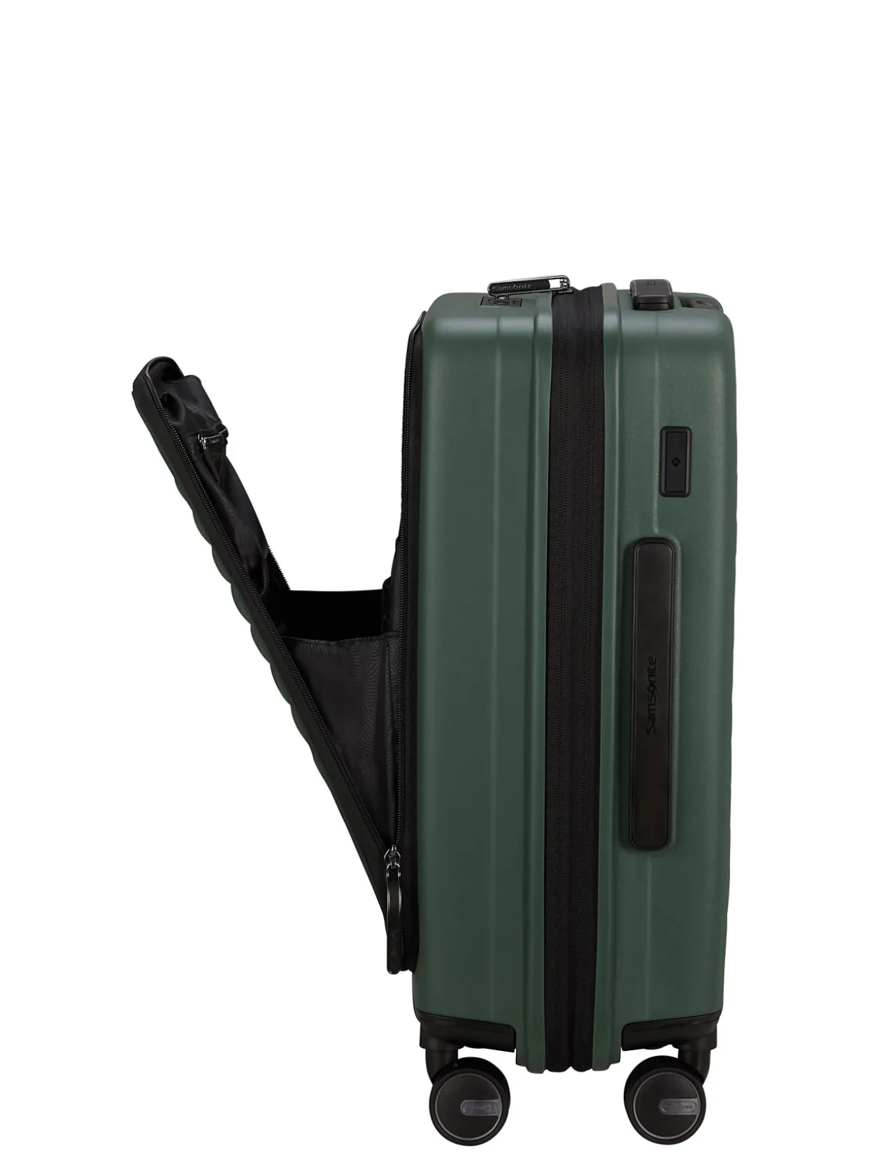 Restackd Easy Access Expandable Suitcase 55cm Sage