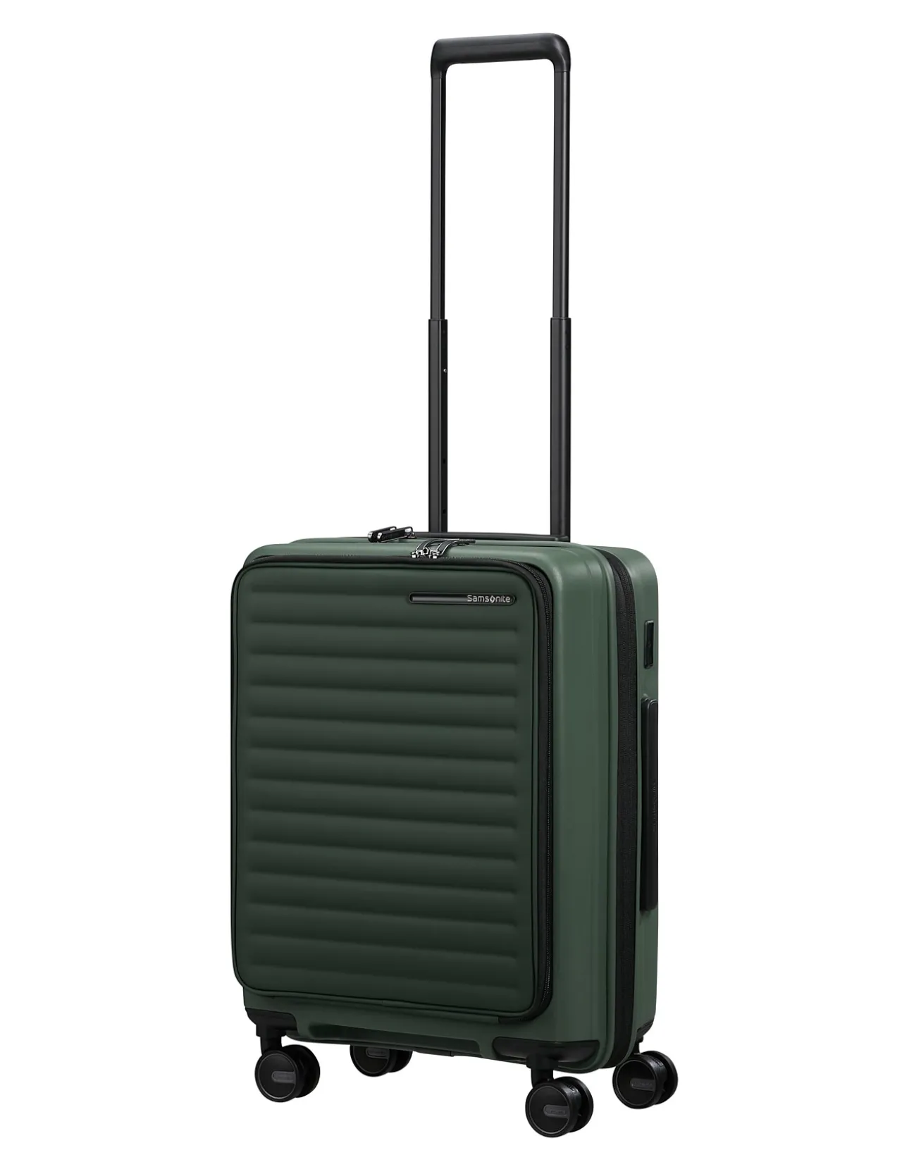 Restackd Easy Access Expandable Suitcase 55cm Sage