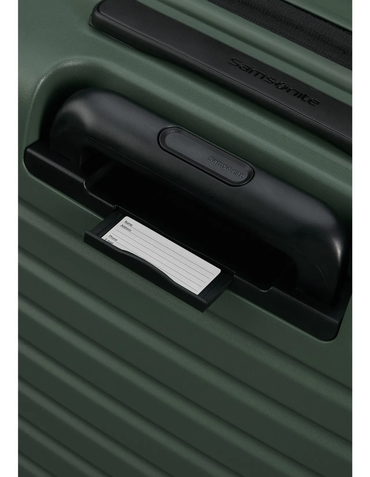 Restackd Easy Access Expandable Suitcase 55cm Sage