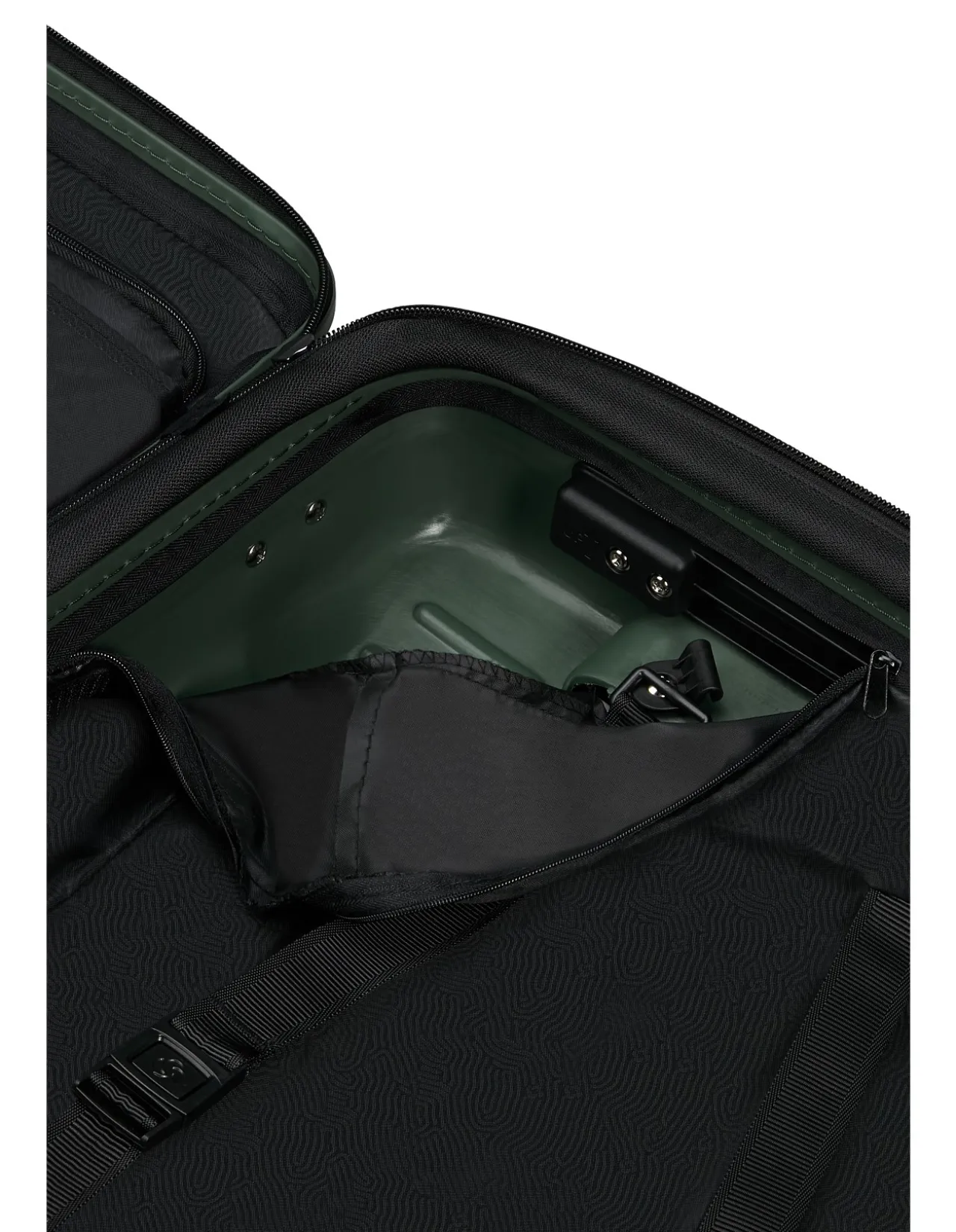 Restackd Easy Access Expandable Suitcase 55cm Sage
