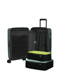 Restackd Easy Access Expandable Suitcase 55cm Sage