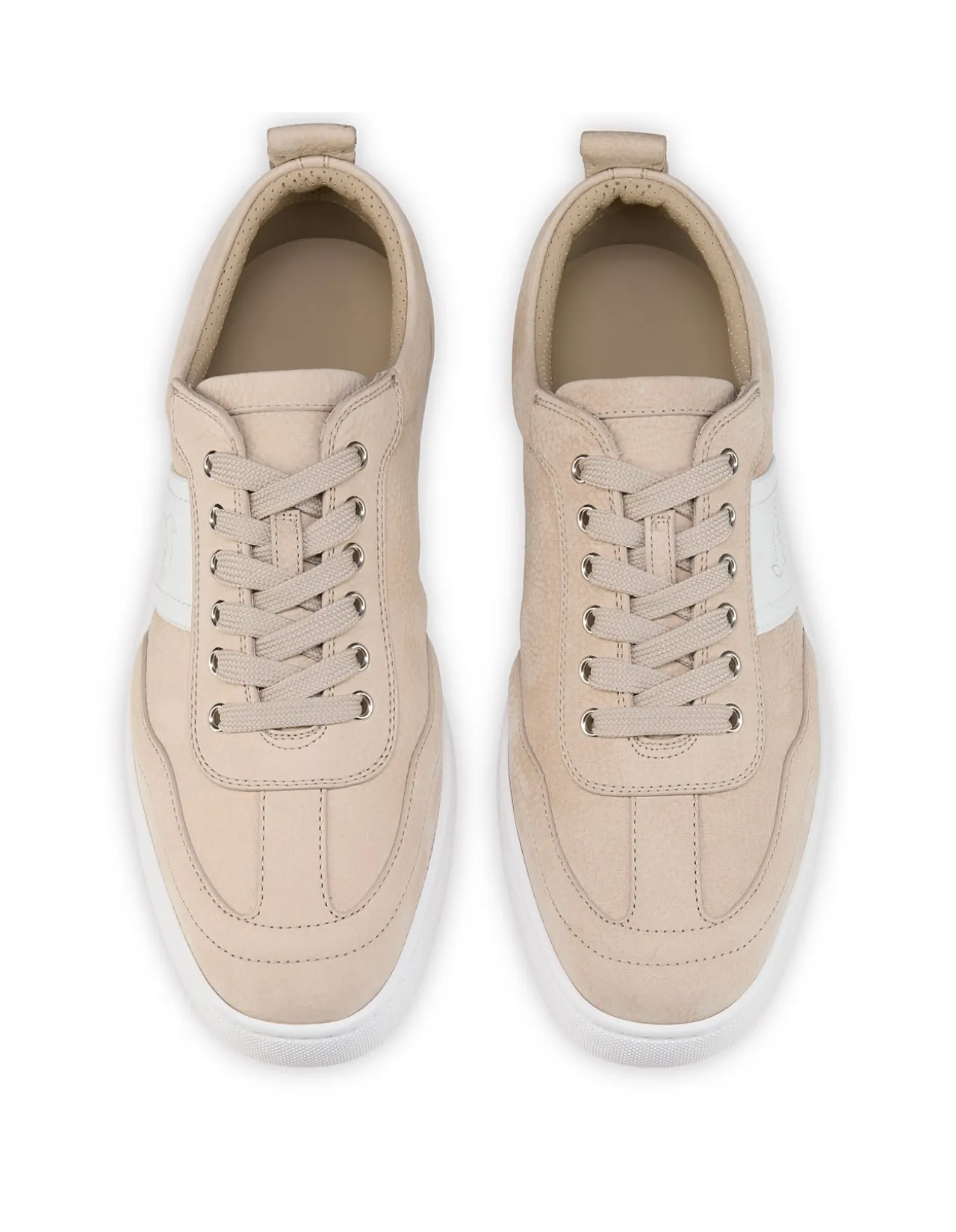 RETERO FLAT NUBUCK GRAINE DS CALF BEIGE SNEAKERS