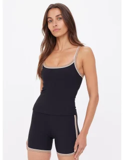 Rhythm Caleb Ribbed T Bar Back Tank Top