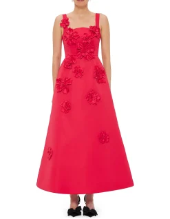 Rianne Floral Applique Maxi Dress