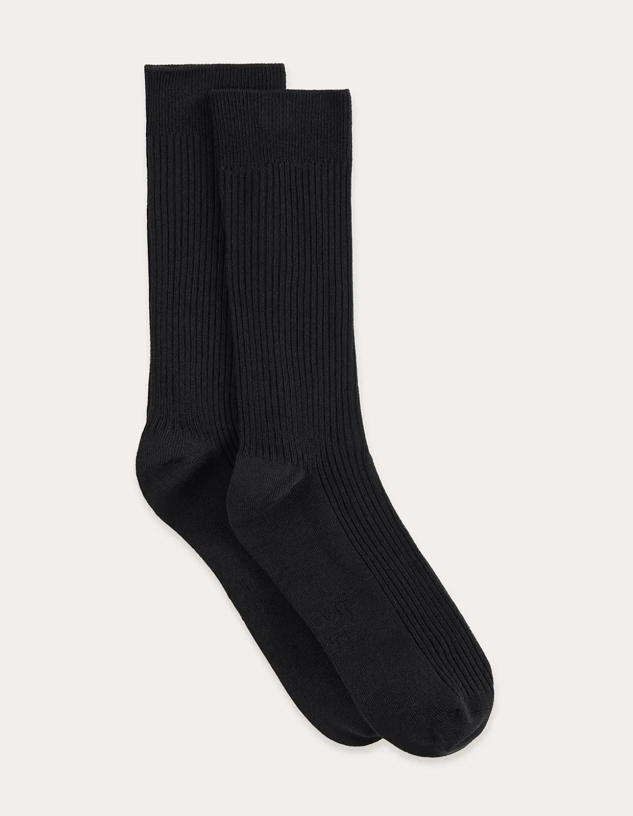 Ribbed Bamboo Crew Comfort Socks