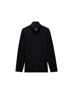 RIBBED ROLL NECK TOP