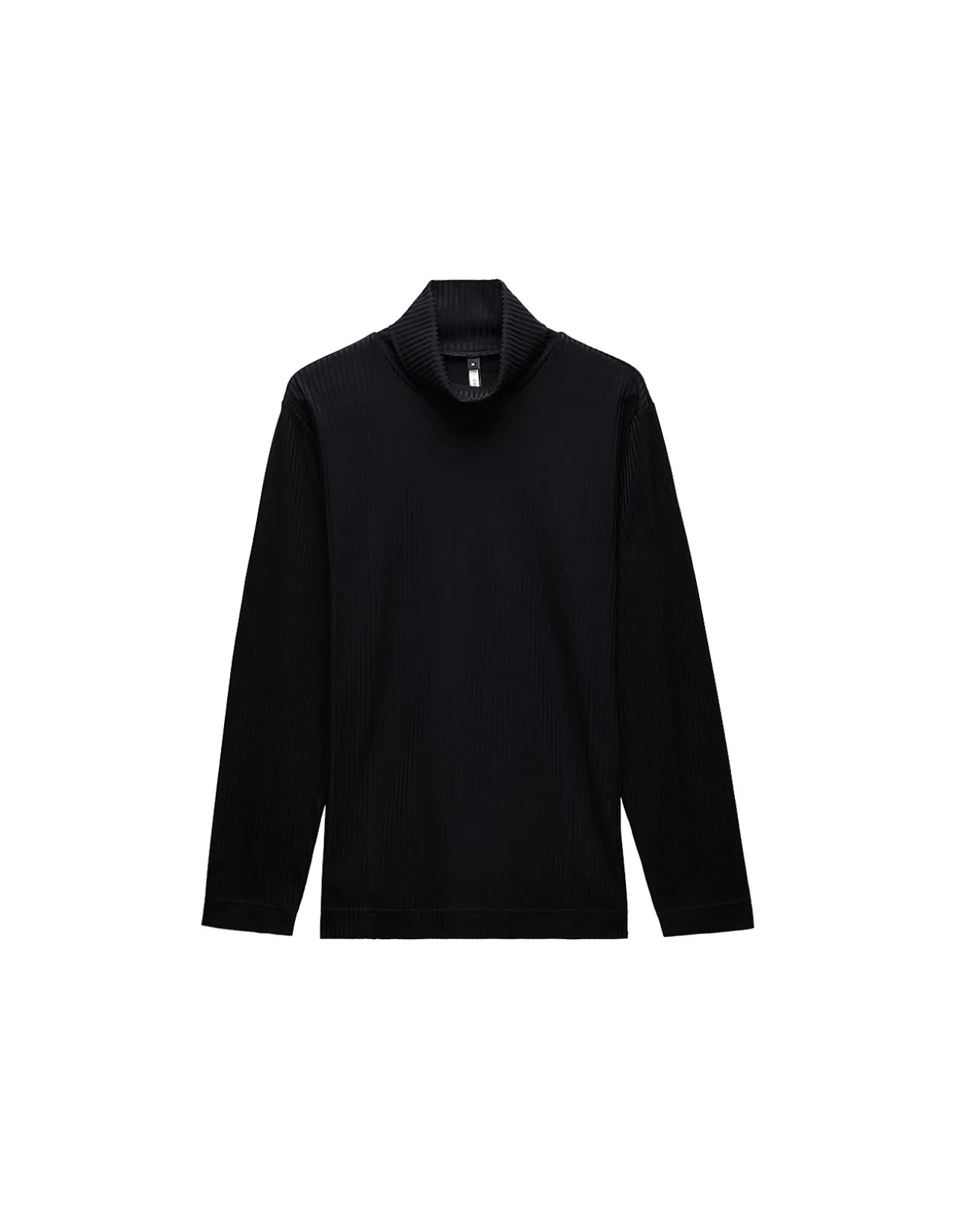 RIBBED ROLL NECK TOP