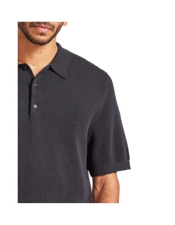 Riley Knit Polo Premium Textured Stitch