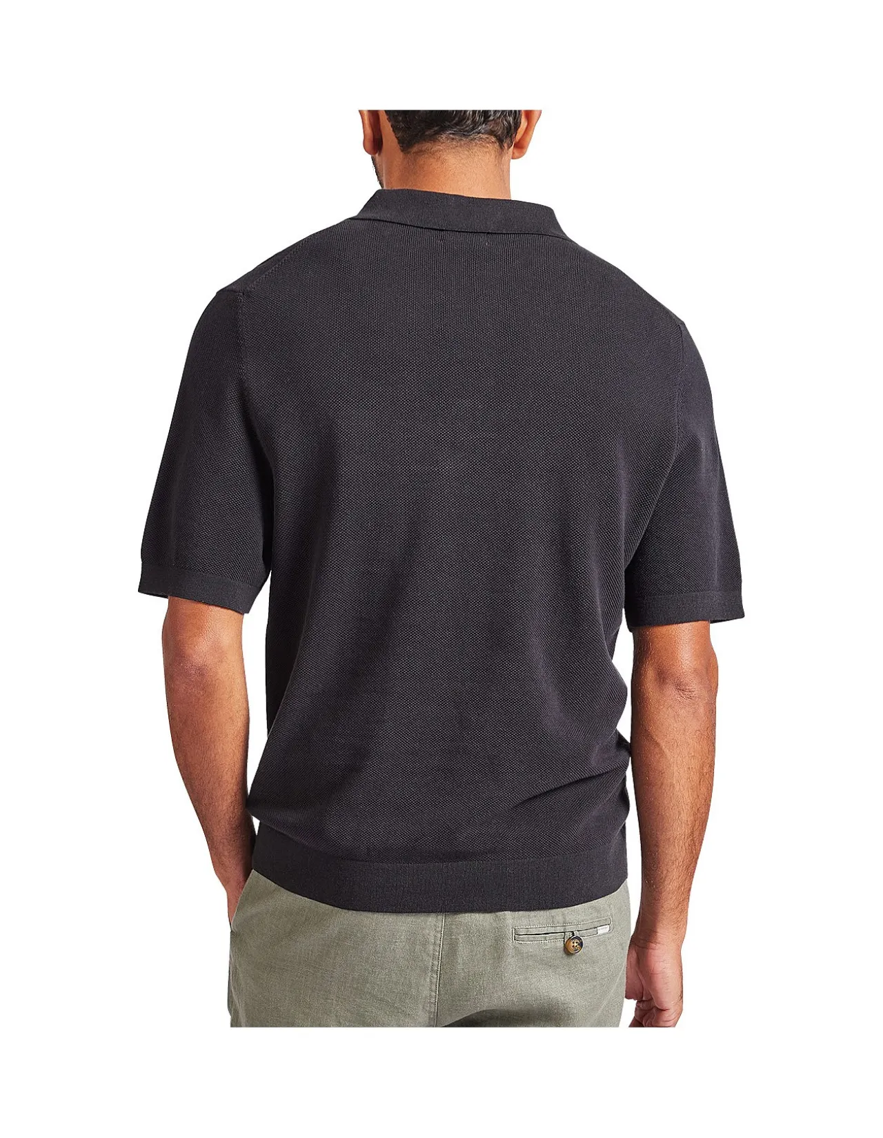 Riley Knit Polo Premium Textured Stitch