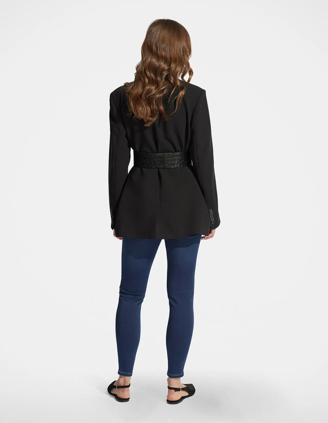 Riley Mid Rise Crop Super Skinny Jeans