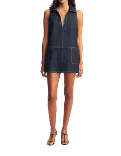 RITA COLLARED MINI DRESS