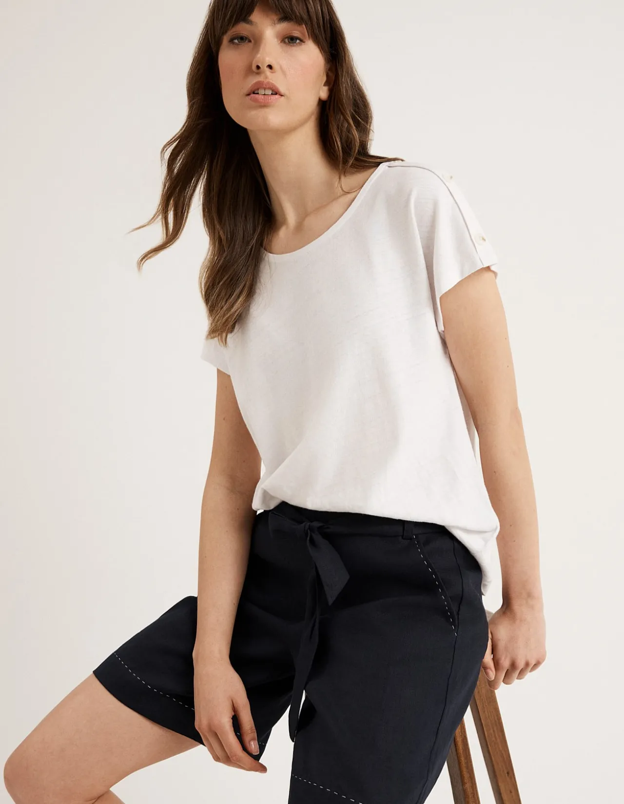 RIVIERA LINEN SHORT