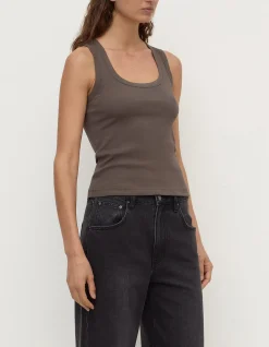 Robyn Scoop Neck Tank Bark