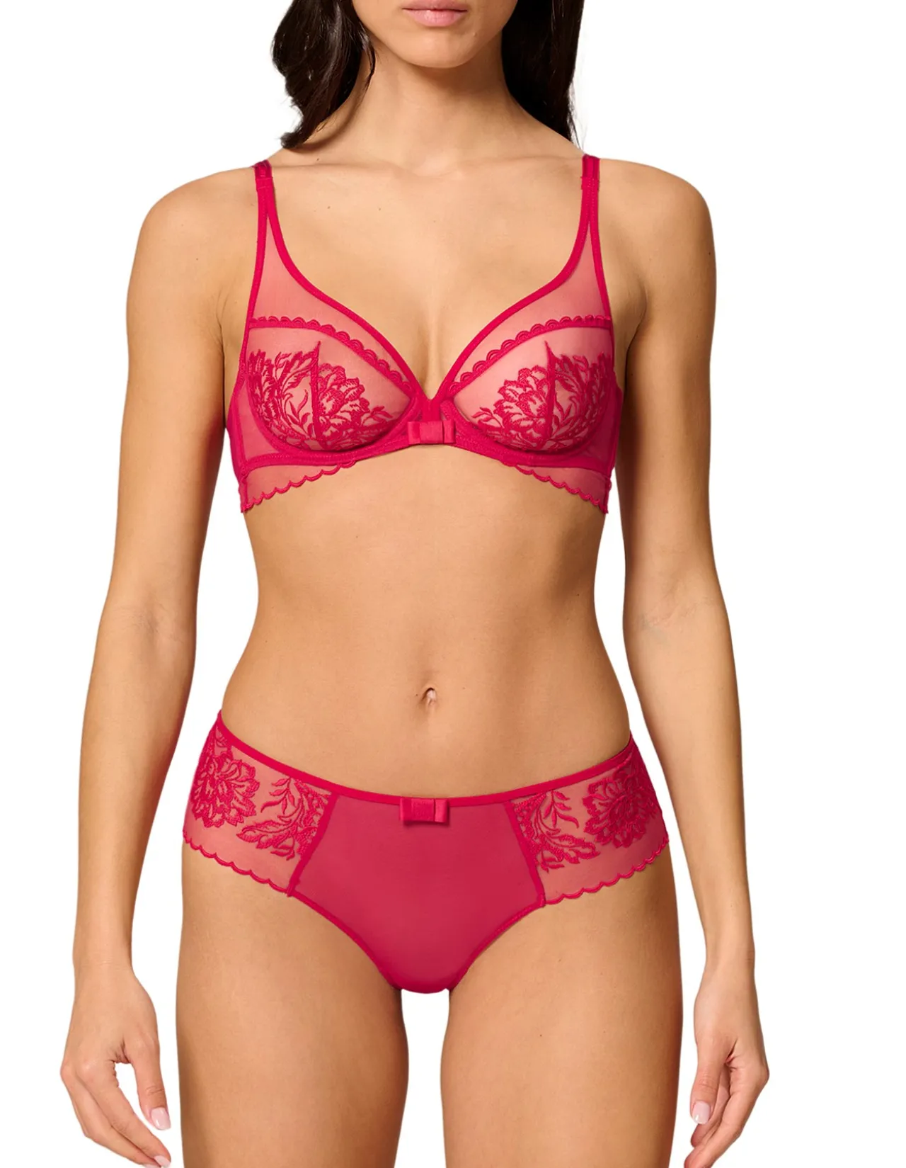 ROMANCE FULL CUP PLUNGE BRA