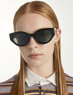 ROM BLACK SUNGLASSES POLARISED GREY LENS