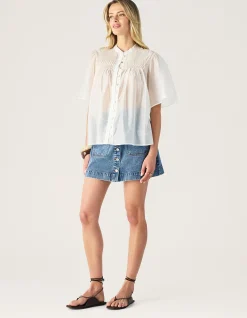 ROMY SHORT SLEEVE BLOUSE