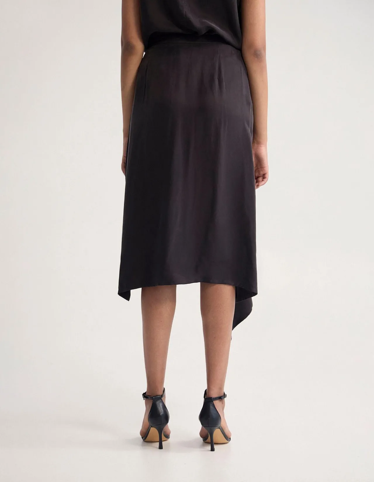 RONJA CUPRO DRAPED SKIRT