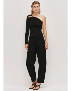 Rosabel Asymmetric Knit Top