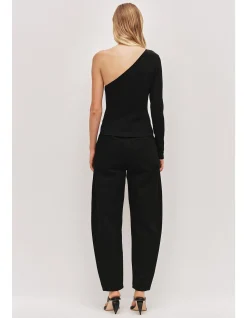 Rosabel Asymmetric Knit Top