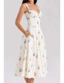 ROSALEE LONG MIDI PETTICOAT DRESS