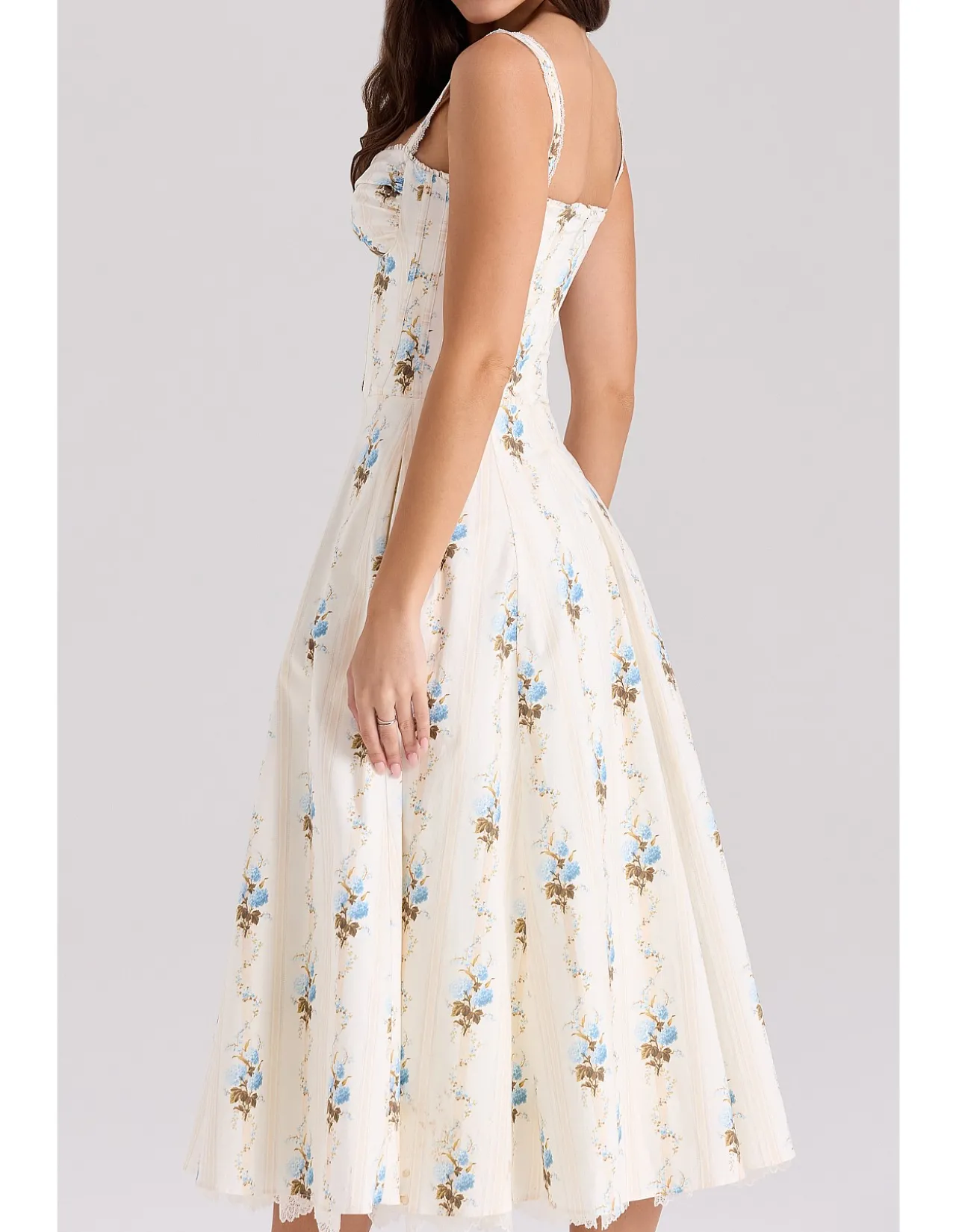 ROSALEE LONG MIDI PETTICOAT DRESS