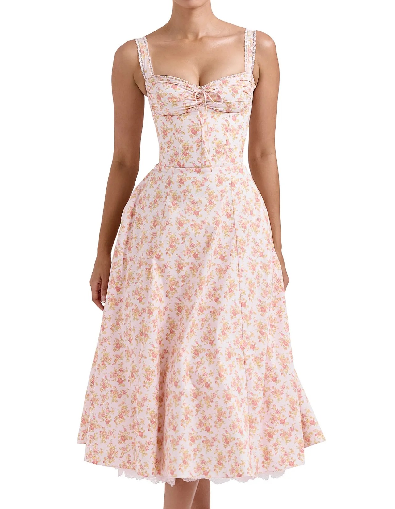 ROSALEE LONG MIDI DRESS