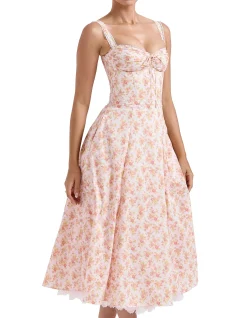 ROSALEE LONG MIDI DRESS