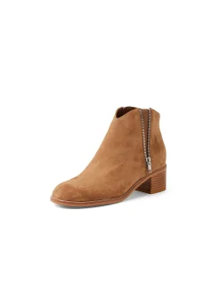 Rosca Suede Zip Ankle Boots