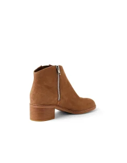 Rosca Suede Zip Ankle Boots