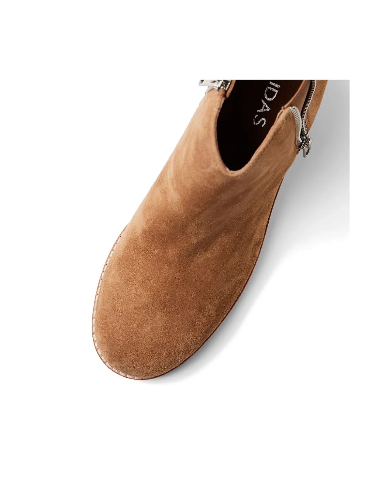 Rosca Suede Zip Ankle Boots
