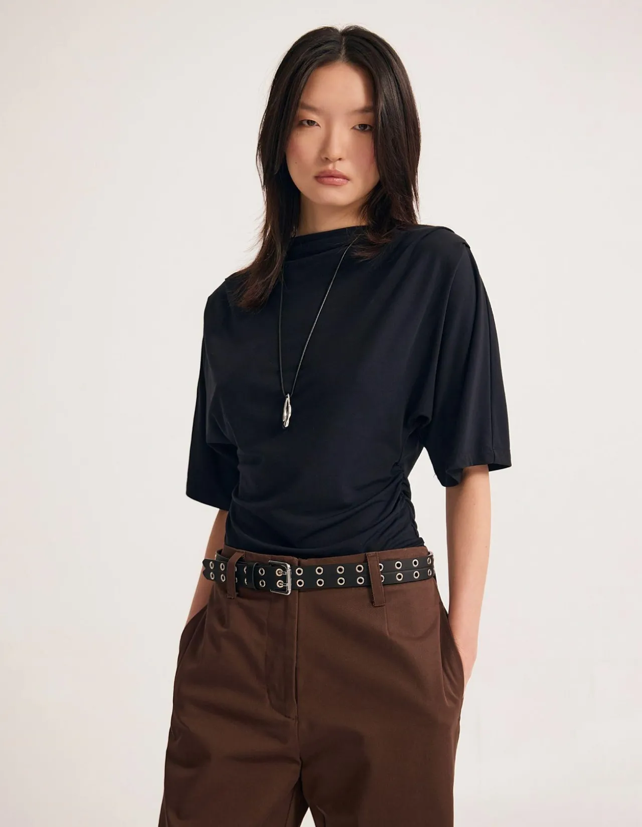 ROSIE STRETCH JERSEY TOP