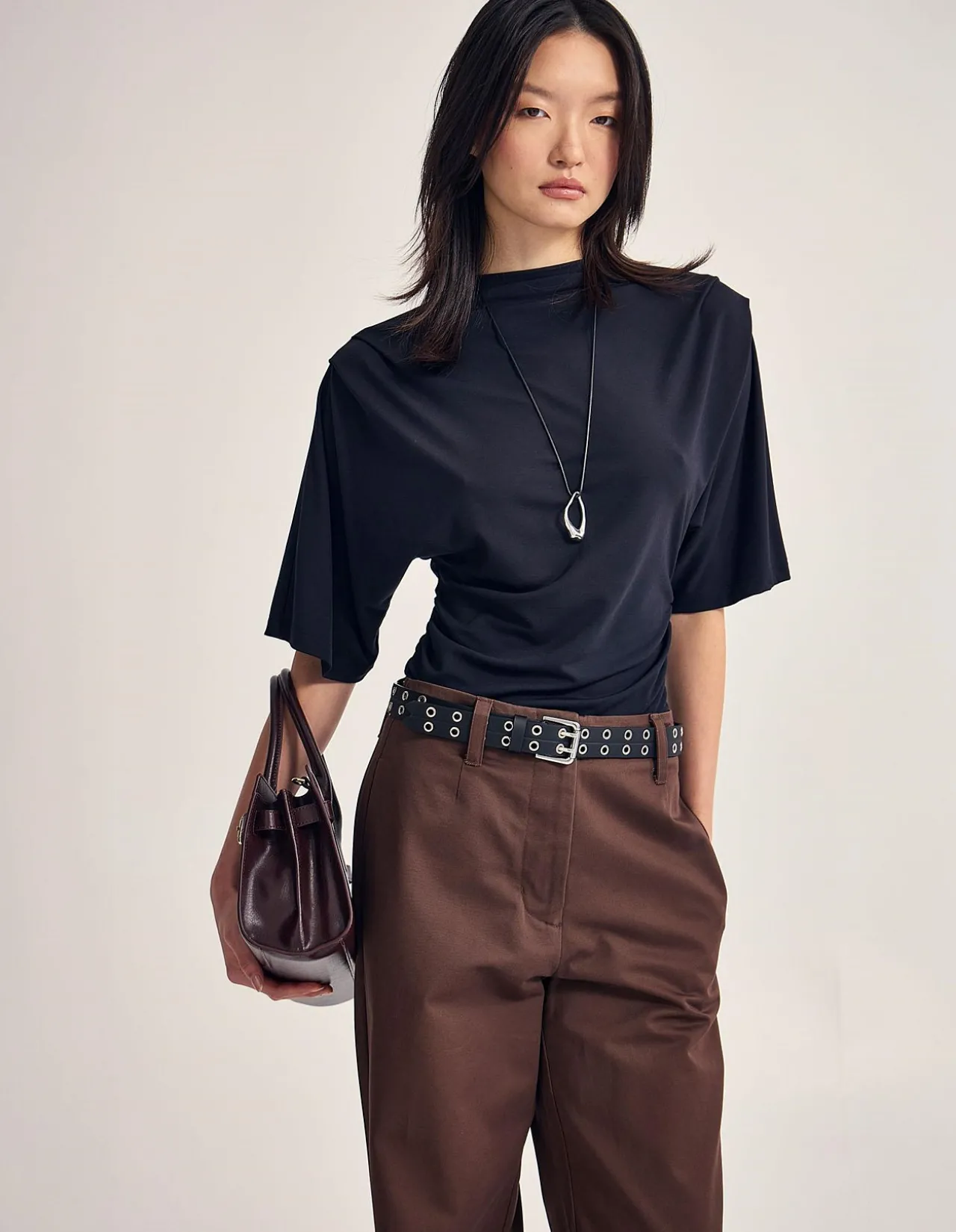 ROSIE STRETCH JERSEY TOP