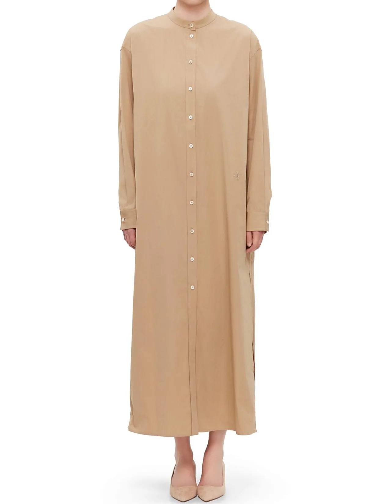 Round Neck Long Sleeve Dress