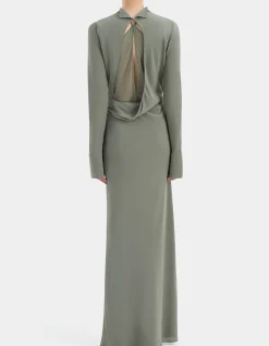 Rousseau Open Back Gown