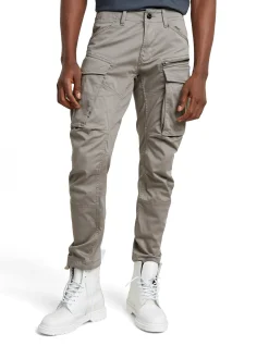 Rovic Zip 3D Regular Tapered Pants Grey