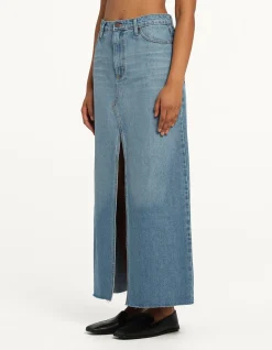 Roxanne Denim Maxi Skirt