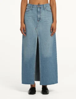 Roxanne Denim Maxi Skirt