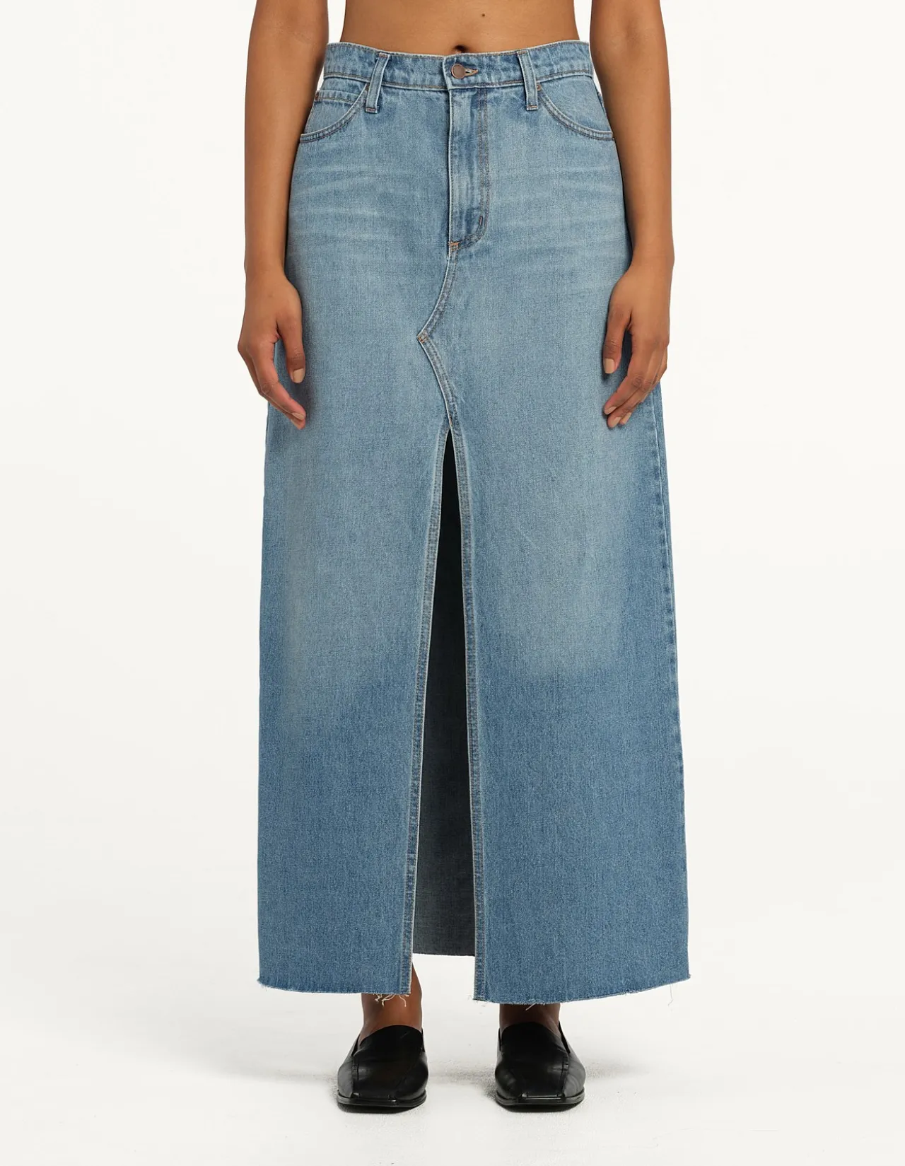 Roxanne Denim Maxi Skirt