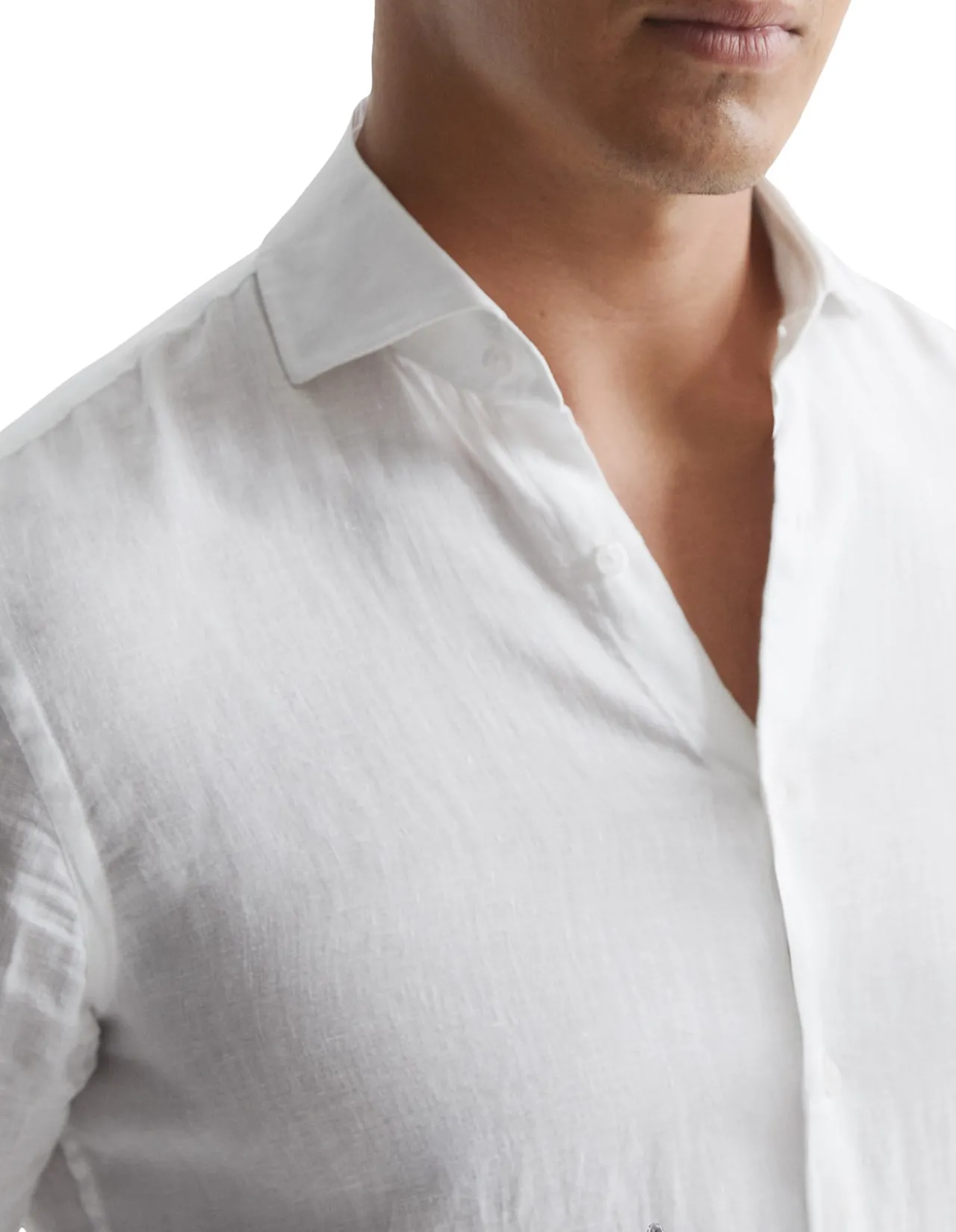 RUBAN-LONG SLEEVE LINEN SHIRT