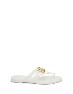 Rubber Logo Thong Beachwear Sandals
