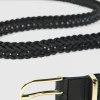 SADIE BRAIDED LEATHER BELT