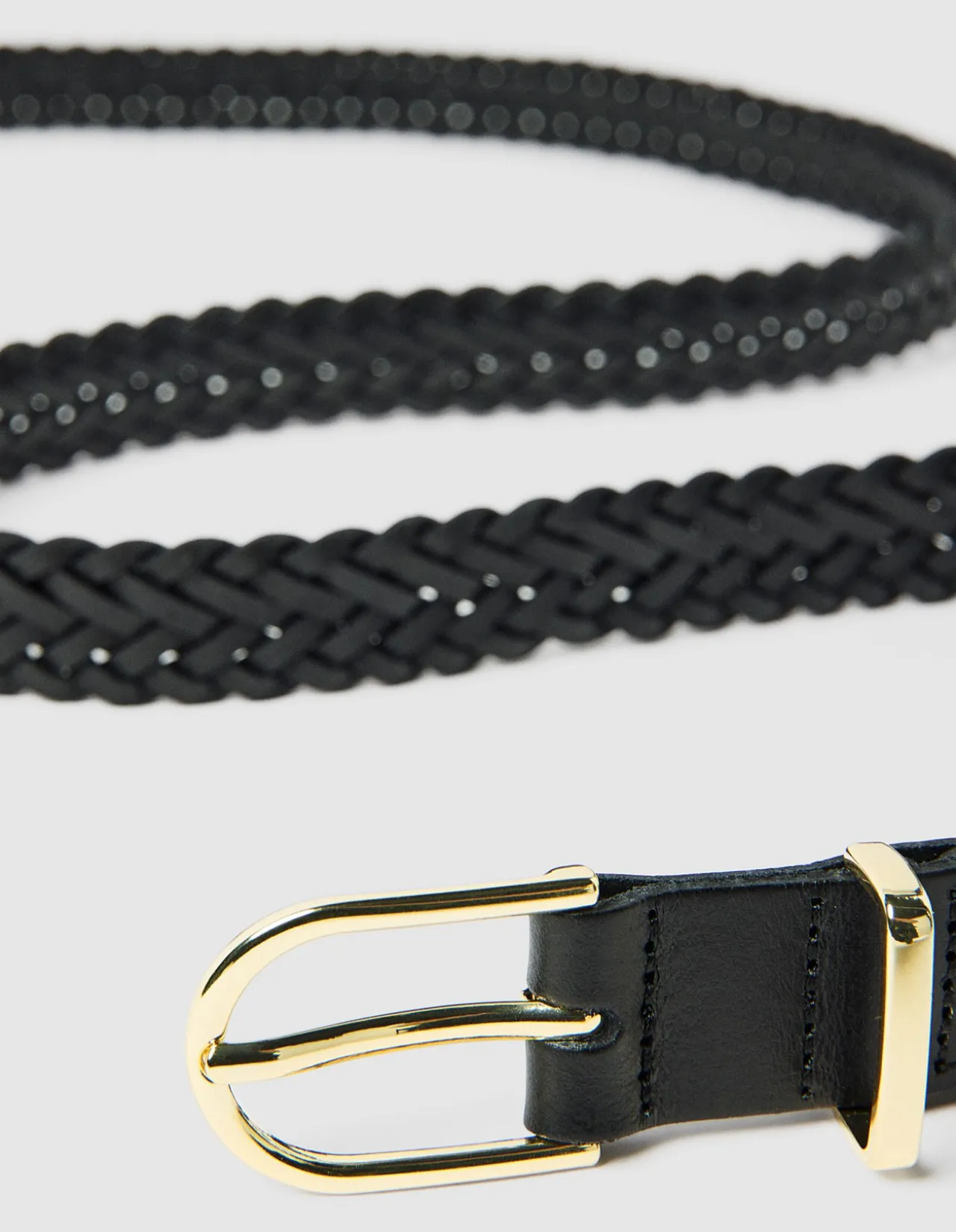 SADIE BRAIDED LEATHER BELT